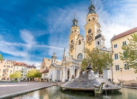 Der Domplatz in Brixen