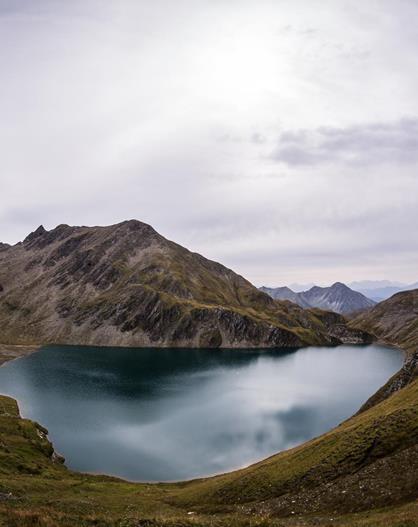 A mountain lake