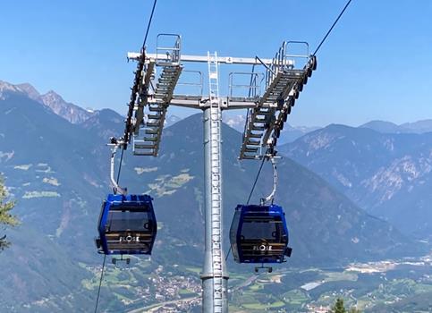 The Plose cable car