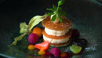 Ein Dessert