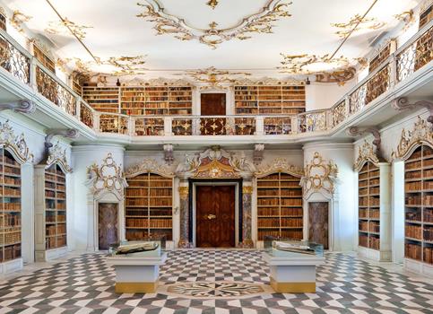 The library of the Novacella abbey