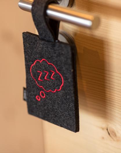 The door of a room