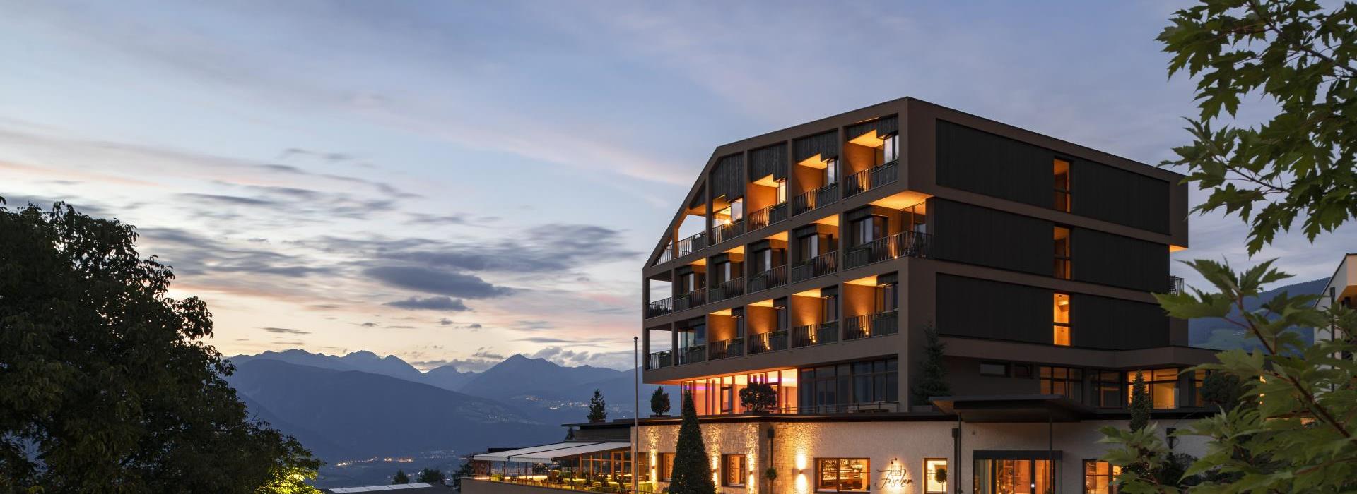Hotel Fischer al crepuscolo