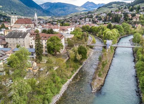 Brixen mit seinen zwei Flüssen